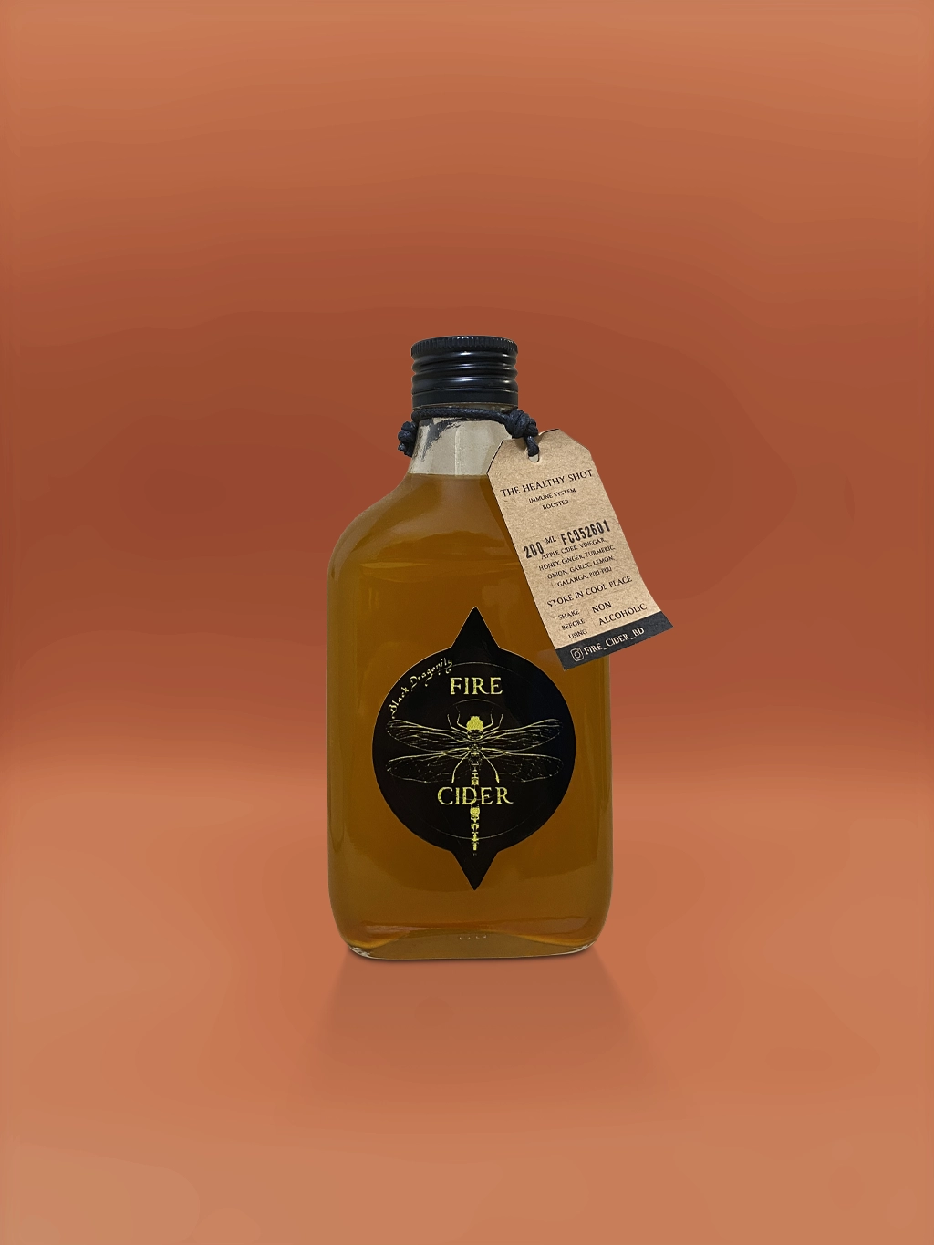 Black Dragonfly Organic Fire Cider-200 Black Dragonfly Organic Fire Cider