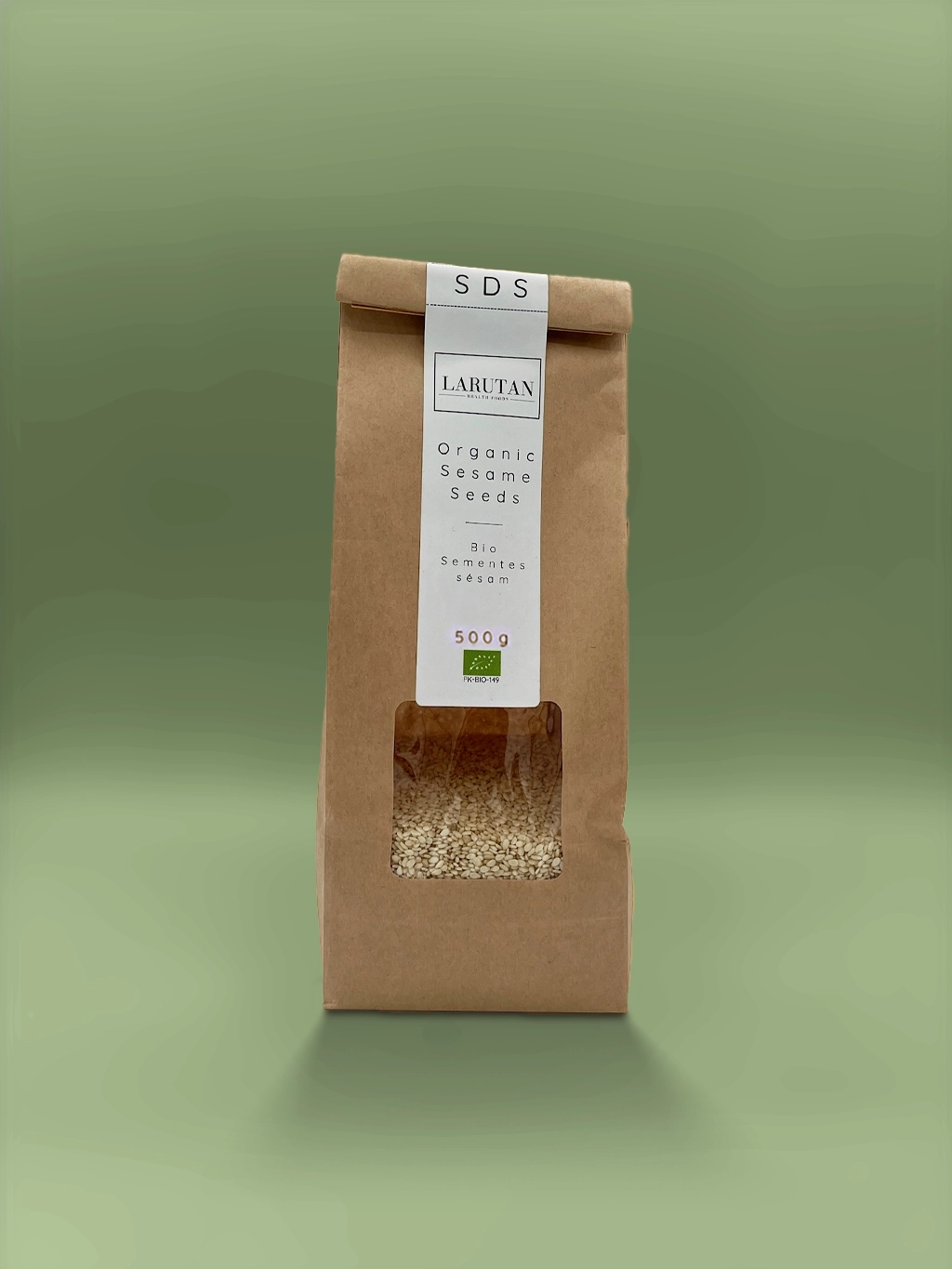 Larutan Organic White Hulled Sesame Seeds 500g Larutan Organic White Hulled Sesame Seeds 500g
